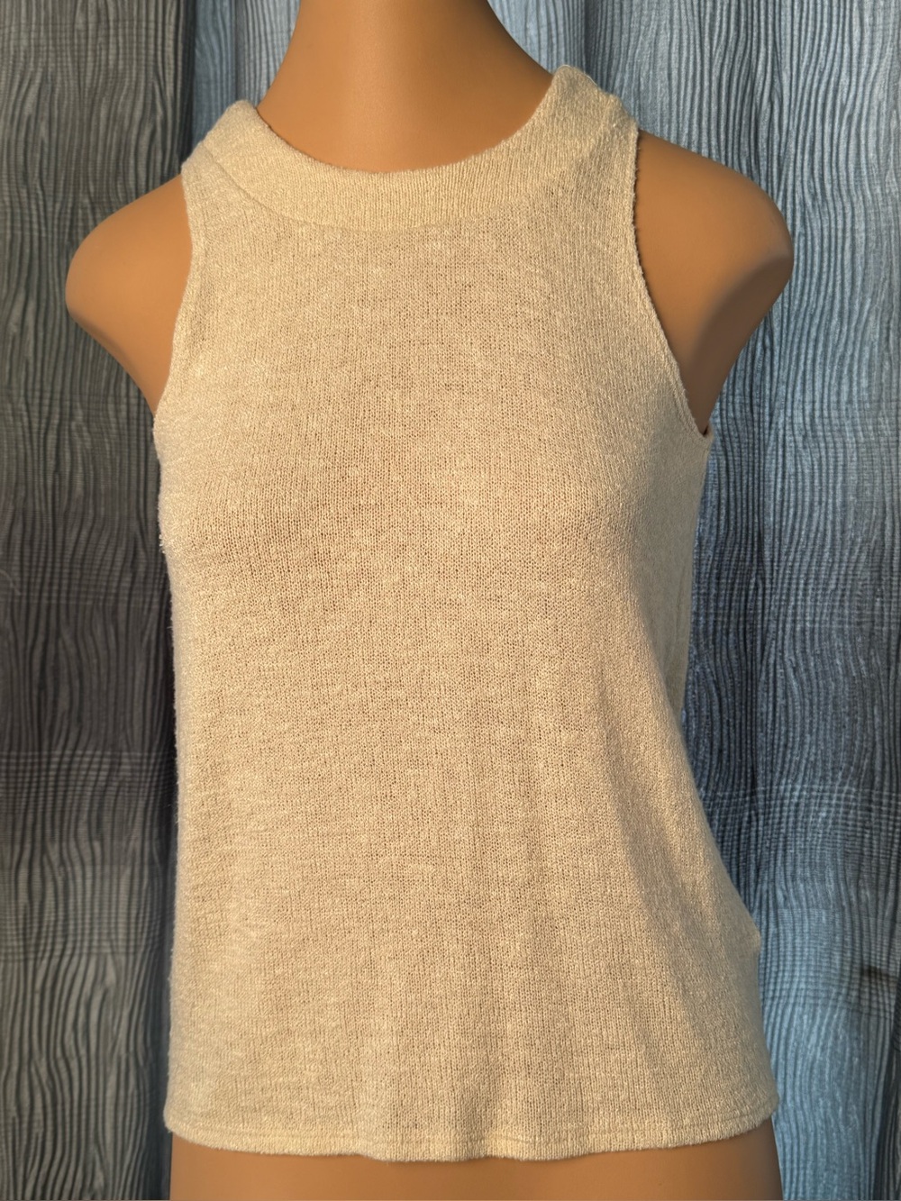 ❤️ BAR 111 Cream Textured Sleeveless Top Size XS 3 For $15